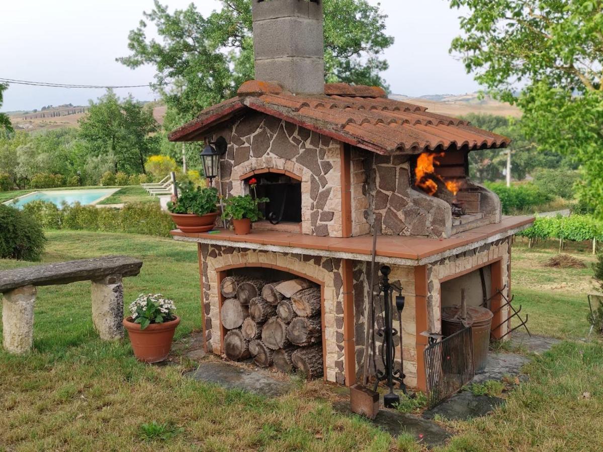 Vila Agriturismo La Poderina Bagno Vignoni Exteriér fotografie