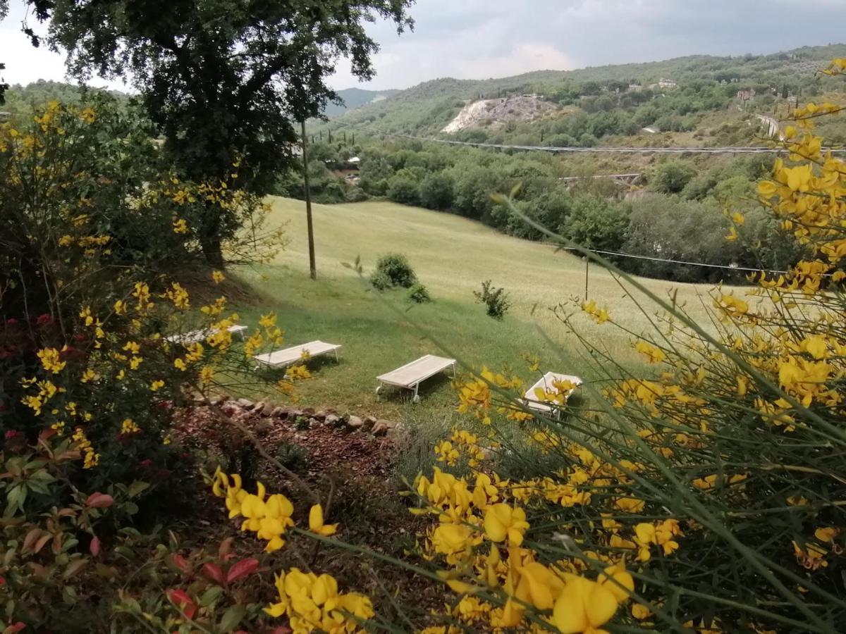 Vila Agriturismo La Poderina Bagno Vignoni Exteriér fotografie